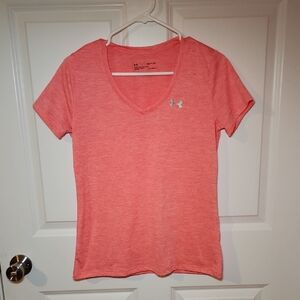 Under Armour Women's Coral V-Neck Tee